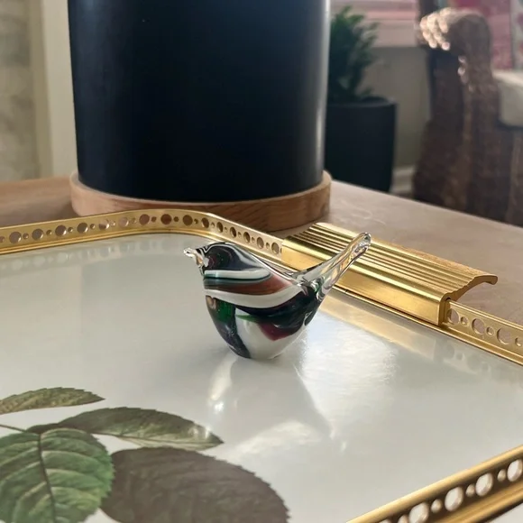 Miniature Glass Bird Handcrafted Figurine - Picture 2 of 9